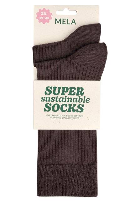 Melawear Gerippte Socken 2er Pack Black Friday