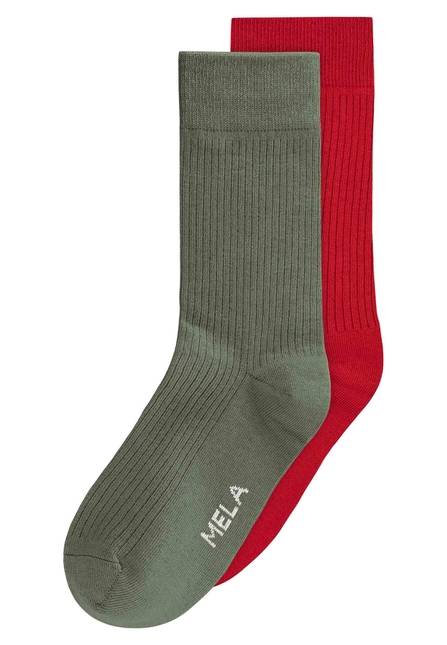 Melawear Gerippte Socken 2er Pack Osterangebot