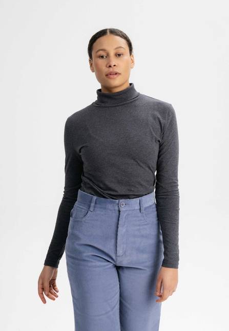 Melawear Damen Turtleneck Shirt ANCHAL Top Angebot