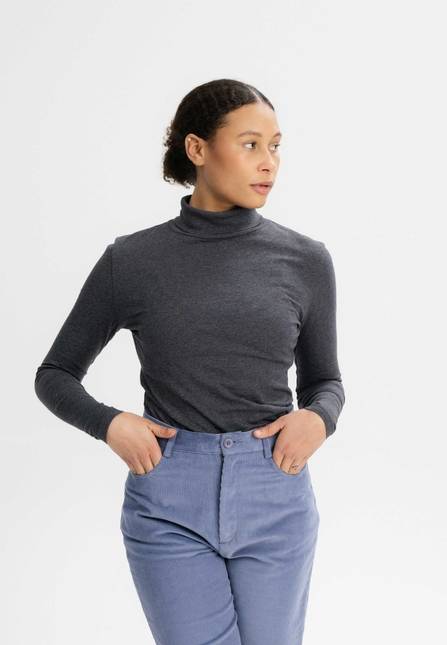 Melawear Damen Turtleneck Shirt ANCHAL Top Angebot
