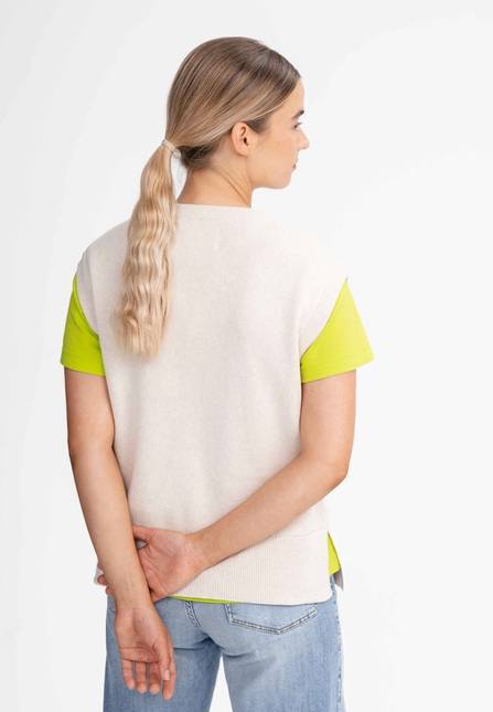 Melawear Damen Jacquard Strick Pullunder JAMUNA Riesige Ersparnisse