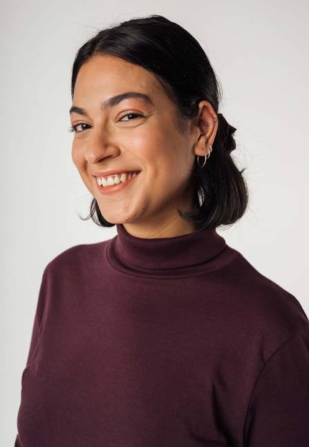 Melawear Damen Turtleneck Shirt ANCHAL Kostenlose Rückgabe
