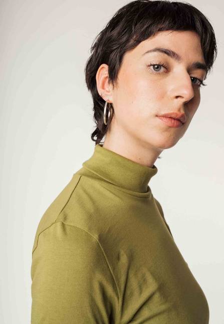 Melawear Damen Turtleneck Shirt ANCHAL Begrenzte Freigabe