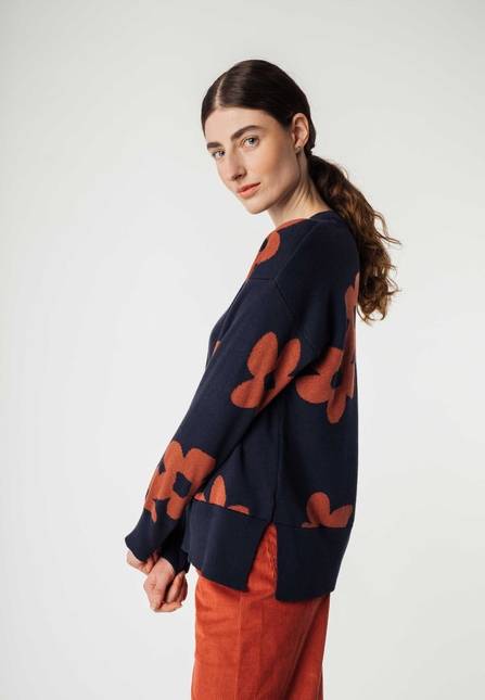 Melawear Jacquard Strickpullover FAIZA Letzte 3 Tage