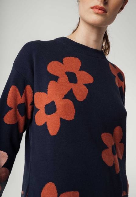 Melawear Jacquard Strickpullover FAIZA Letzte 3 Tage