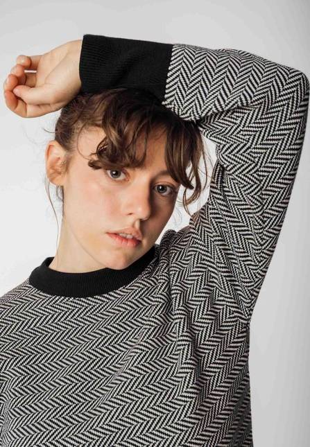 Melawear Jacquard Strickpullover FAIZA JETZT KAUFEN