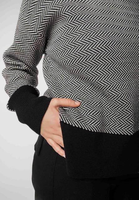 Melawear Jacquard Strickpullover FAIZA JETZT KAUFEN