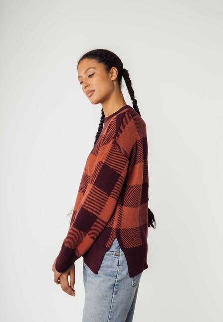 Melawear Jacquard Strickpullover FAIZA Neueste Stile