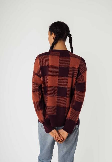 Melawear Jacquard Strickpullover FAIZA Neueste Stile