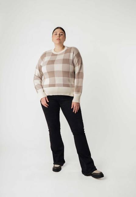 Melawear Jacquard Strickpullover FAIZA Letzte 2 Tage