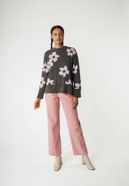 Melawear Jacquard Strickpullover FAIZA Letzter Tag