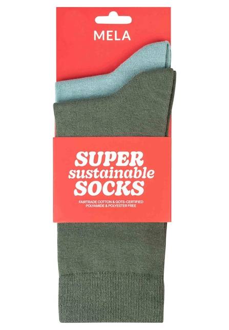 Melawear Socken 2er Pack Basic Nur für heute