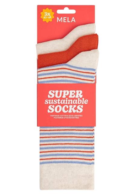 Melawear Socken 3er Pack Basic Nur noch ein Tag übrig