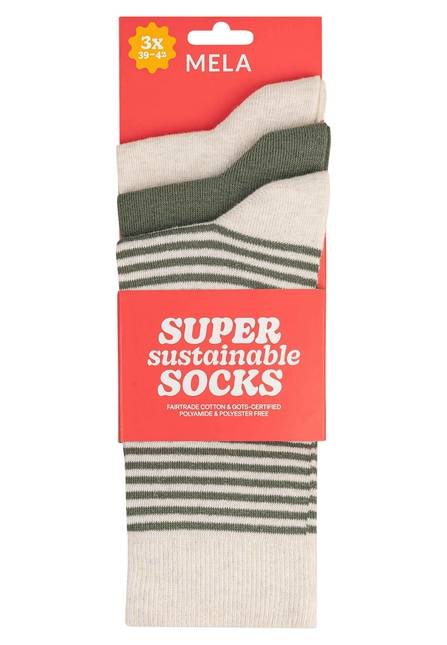 Melawear Socken 3er Pack Basic Riesige Rabatte