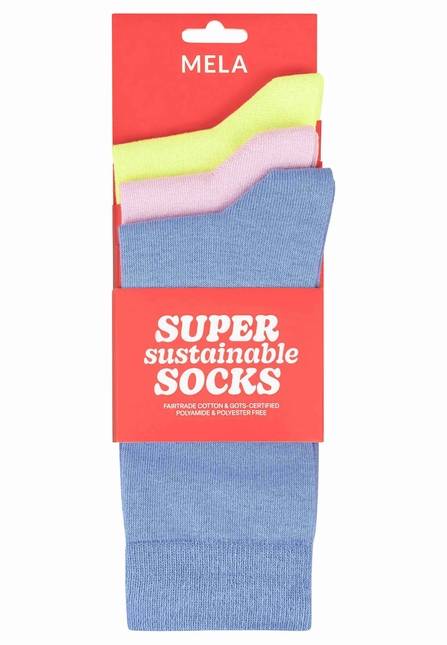 Melawear Socken 3er Pack Basic 50% Rabatt mit kostenlosem Versand