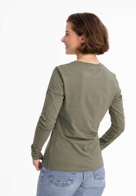 Melawear Damen Basic Langarmshirt DHIVYA 50% Rabatt für begrenzte Zeit