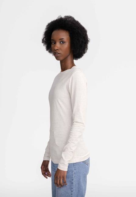 Melawear Damen Basic Langarmshirt DHIVYA Rabatte dieses Monats