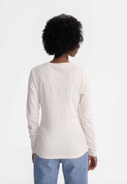 Melawear Damen Basic Langarmshirt DHIVYA Rabatte dieses Monats