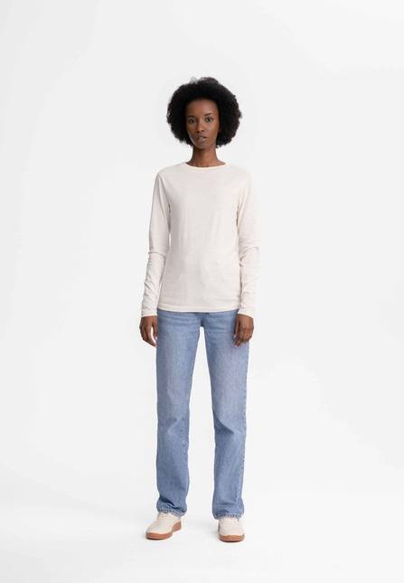 Melawear Damen Basic Langarmshirt DHIVYA Rabatte dieses Monats
