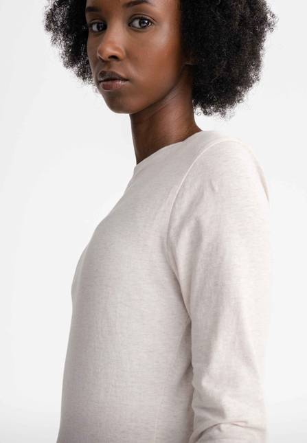 Melawear Damen Basic Langarmshirt DHIVYA Rabatte dieses Monats