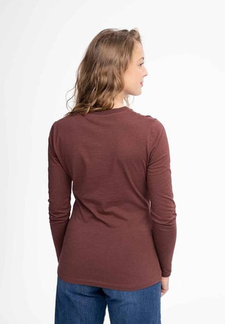 Melawear Damen Basic Langarmshirt DHIVYA 2025