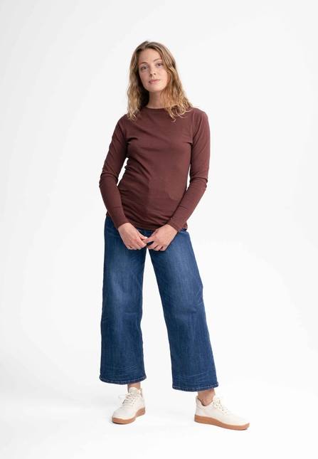 Melawear Damen Basic Langarmshirt DHIVYA 2025