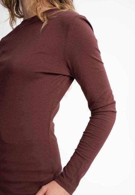 Melawear Damen Basic Langarmshirt DHIVYA 2025