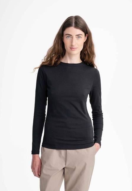 Melawear Damen Basic Langarmshirt DHIVYA Online