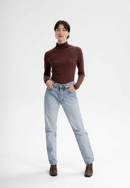 Melawear Damen Turtleneck Shirt ANCHAL Zeitlich begrenztes Angebot