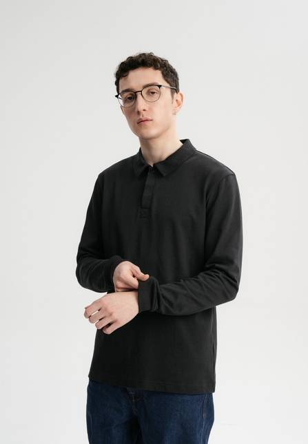 Melawear Herren Langarm Polo Shirt DIVIT Saisonale Angebote