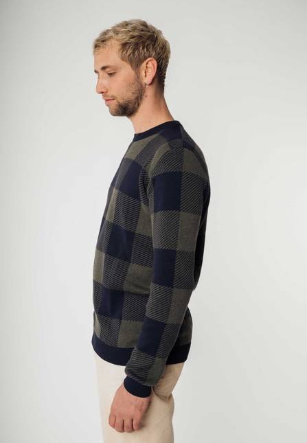 Melawear Jacquard Strickpullover MANAV Nur für heute