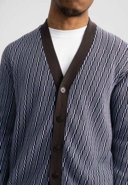 Melawear Jacquard Strick Cardigan JAAPAK 50% Rabatt mit kostenlosem Versand