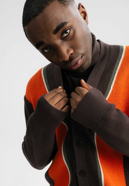 Melawear Jacquard Strick Cardigan JAAPAK Clearance-Verkauf