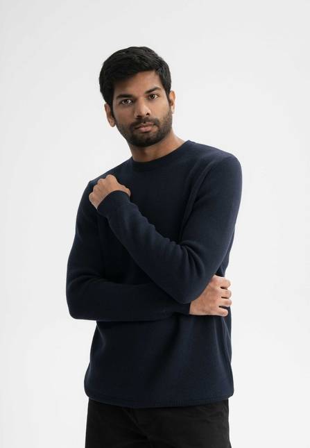 Melawear Jacquard Strickpullover MANAV Speichern exportieren