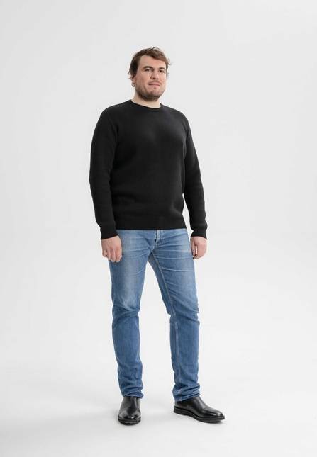 Melawear Jacquard Strickpullover MANAV Black Friday Preise