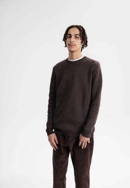 Melawear Jacquard Strickpullover MANAV Im Verkauf