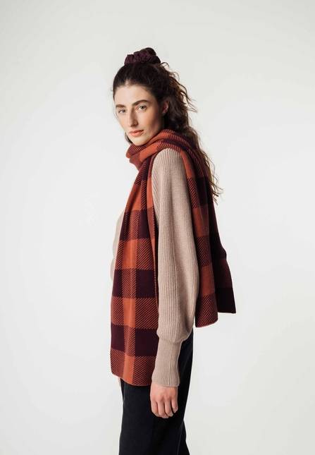 Melawear Jacquard Rippstrick Schal ASMEE Wochenangebot