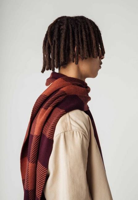 Melawear Jacquard Rippstrick Schal ASMEE Wochenangebot