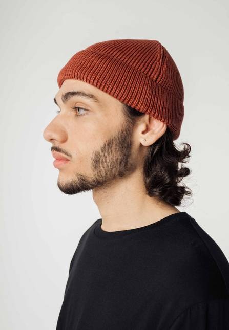 Melawear Unisex Kurze Rippstrick Mütze RAFI Fabrikpreis