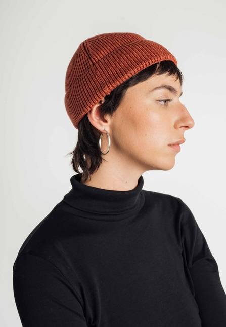 Melawear Unisex Kurze Rippstrick Mütze RAFI Fabrikpreis