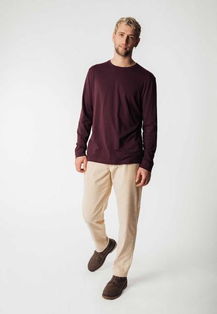 Melawear Basic Langarmshirt JERIN Sonderangebot der Fabrik