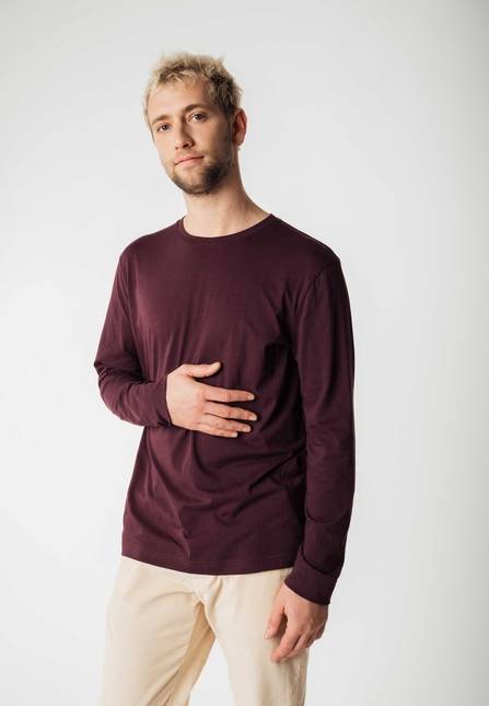 Melawear Basic Langarmshirt JERIN Sonderangebot der Fabrik