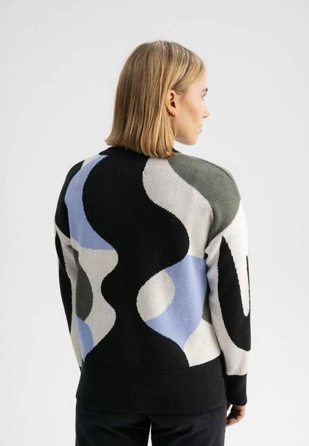 Melawear Jacquard Strickpullover Artist Edition Maggie 50% Rabatt für begrenzte Zeit