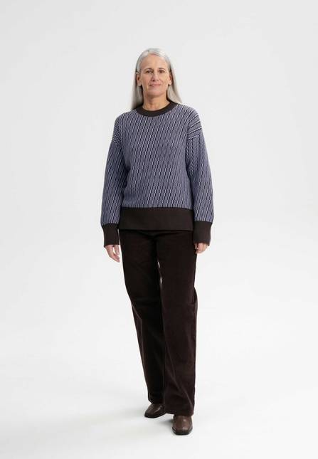 Melawear Jacquard Strickpullover FAIZA Outlet
