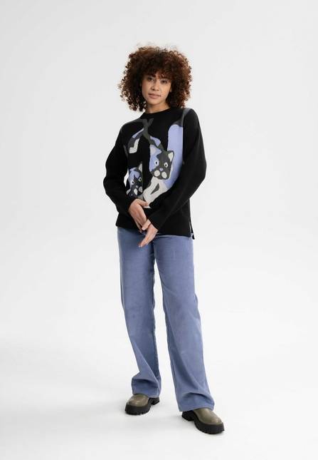 Melawear Jacquard Strickpullover FAIZA Auslauf
