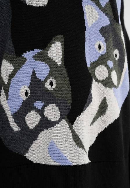 Melawear Jacquard Strickpullover FAIZA Auslauf