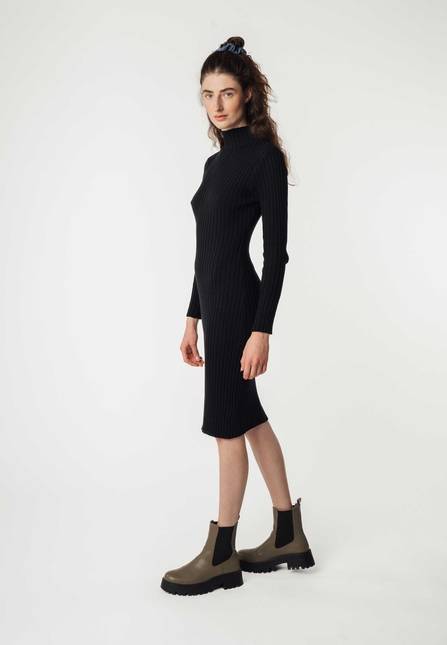 Melawear Rippstrickkleid SHIVANI Großer Ausverkauf