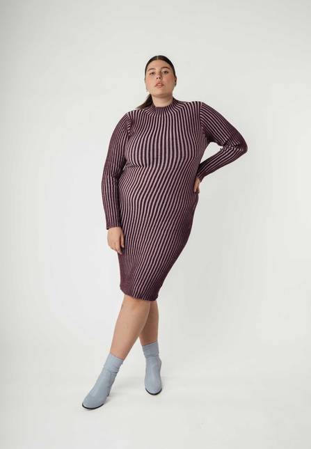 Melawear Rippstrickkleid SHIVANI Online Shopping