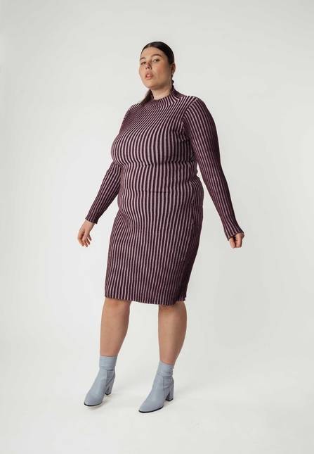 Melawear Rippstrickkleid SHIVANI Online Shopping