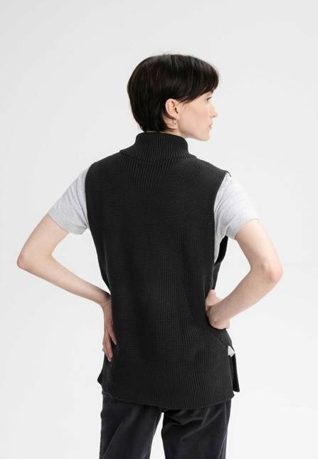 Melawear Rollkragen Strick Pullunder GAMINI Black Friday